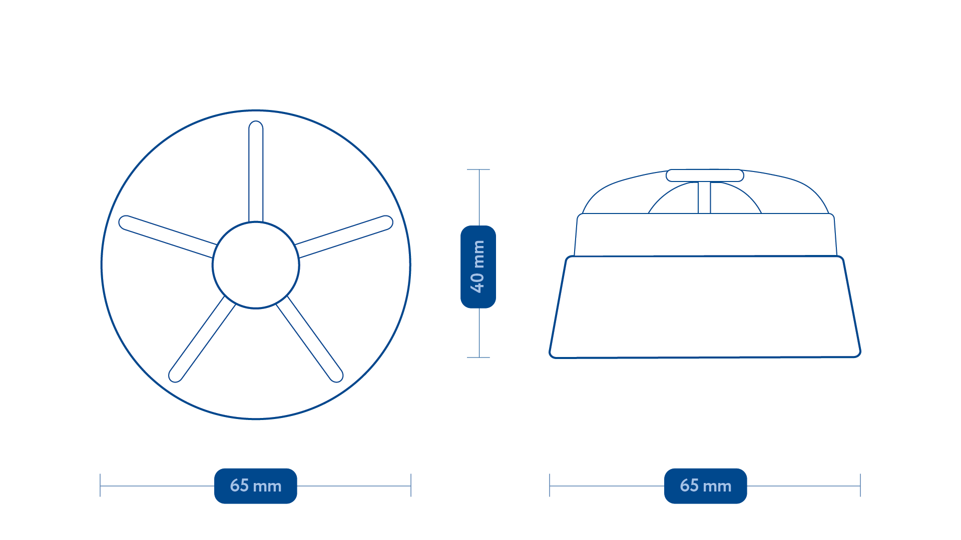 heat alarm mounting