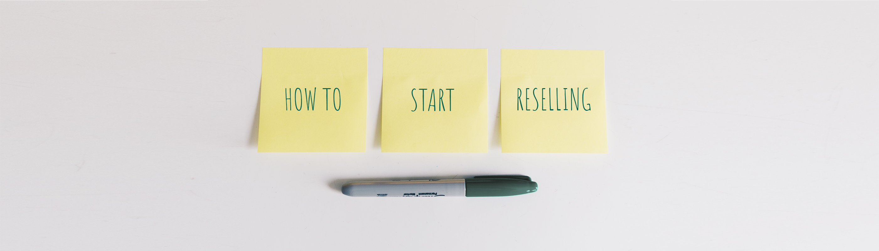 how to start reselling products online